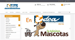 Desktop Screenshot of ideaelectrodomesticos.com