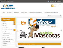 Tablet Screenshot of ideaelectrodomesticos.com